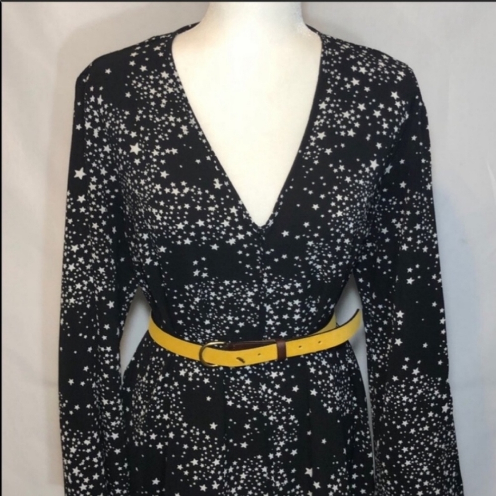 Libby Edelman Star Pattern Split Sleeve Dress - image 2